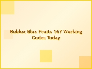 Working Blox Fruits Codes for Roblox Today